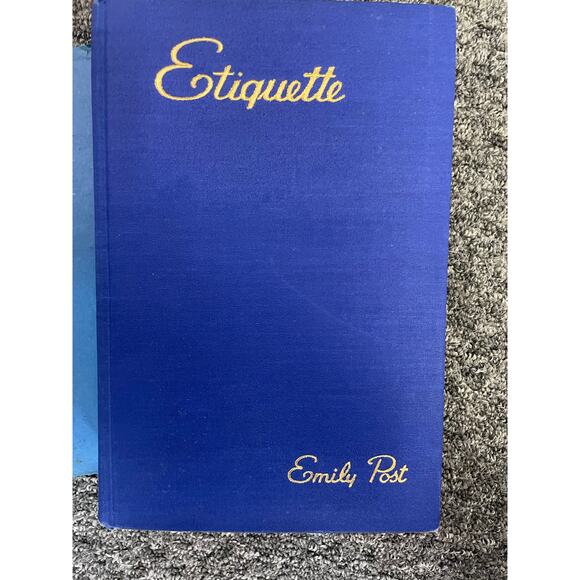Vintage 1942 Emily Post Book of Etiquette Hardcover Mid Century Manners - Picture 2 of 12